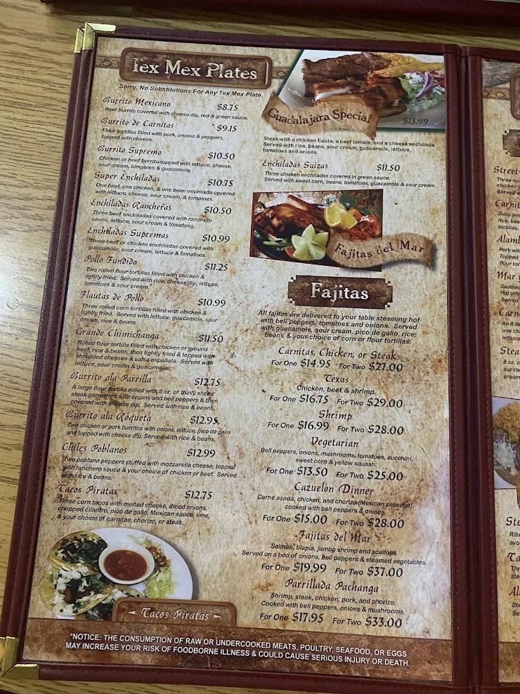 La Pachanga Mexican Restaurant Menu image 4